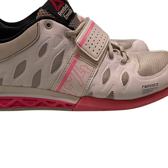 Reebok CF-74 pink and white CrossFit sneakers lifting - Picture 7 of 8